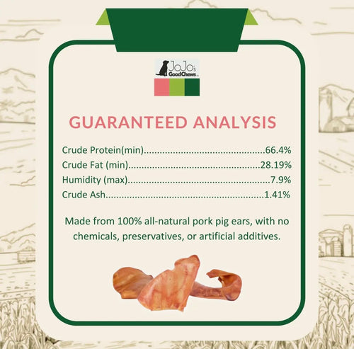 All-Natural Pork Ear Slices (3 Pack)