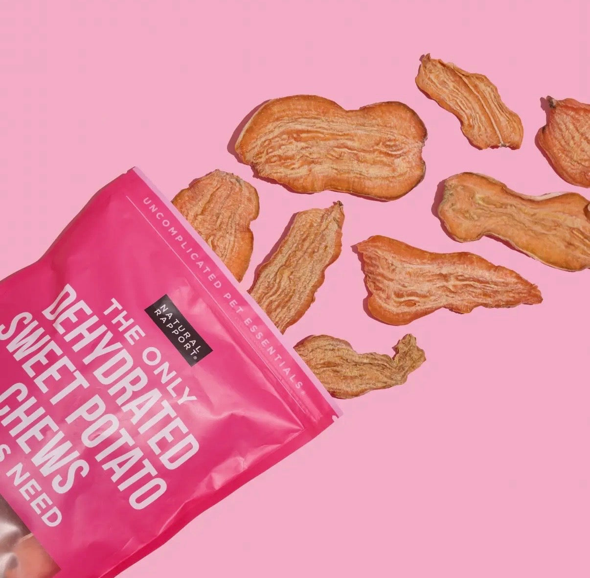 Natural Sweet Potato Chews for Dogs – Dehydrated Single Ingredient Treat