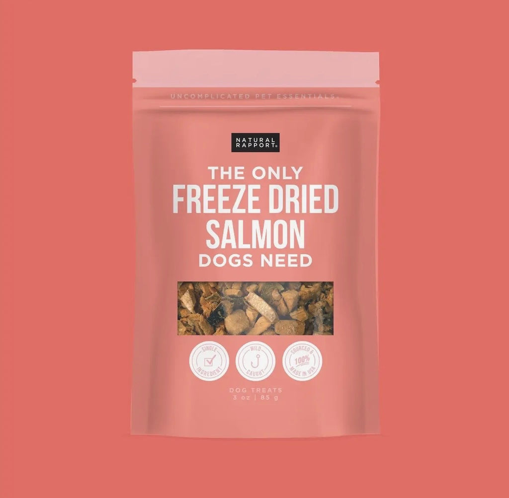 Natural Rapport Freeze Dried Salmon Dog Treats – Wild Caught, Single Ingredient