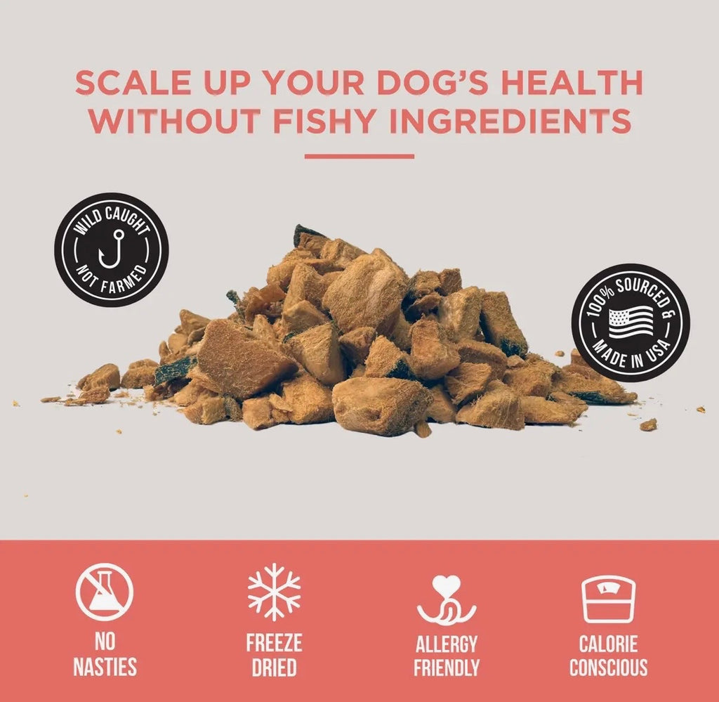 Natural Rapport Freeze Dried Salmon Dog Treats – Wild Caught, Single Ingredient