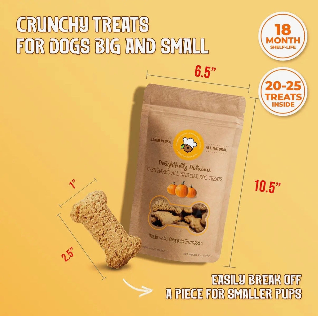Organic Pumpkin Natural Dog Treats